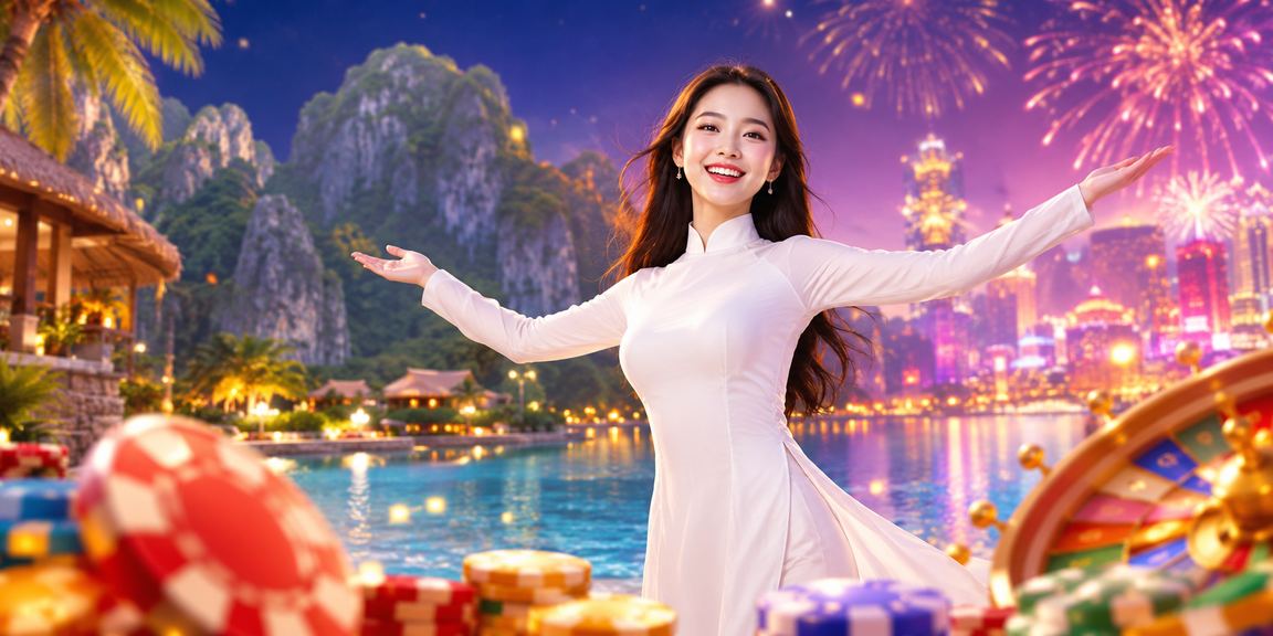 Người phụ nữ mặc áo dài sử dụng ứng dụng casino tại Ninh Bình